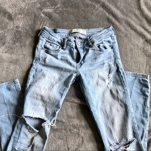 Abercrombie & Fitch Ripped Denim Jeans